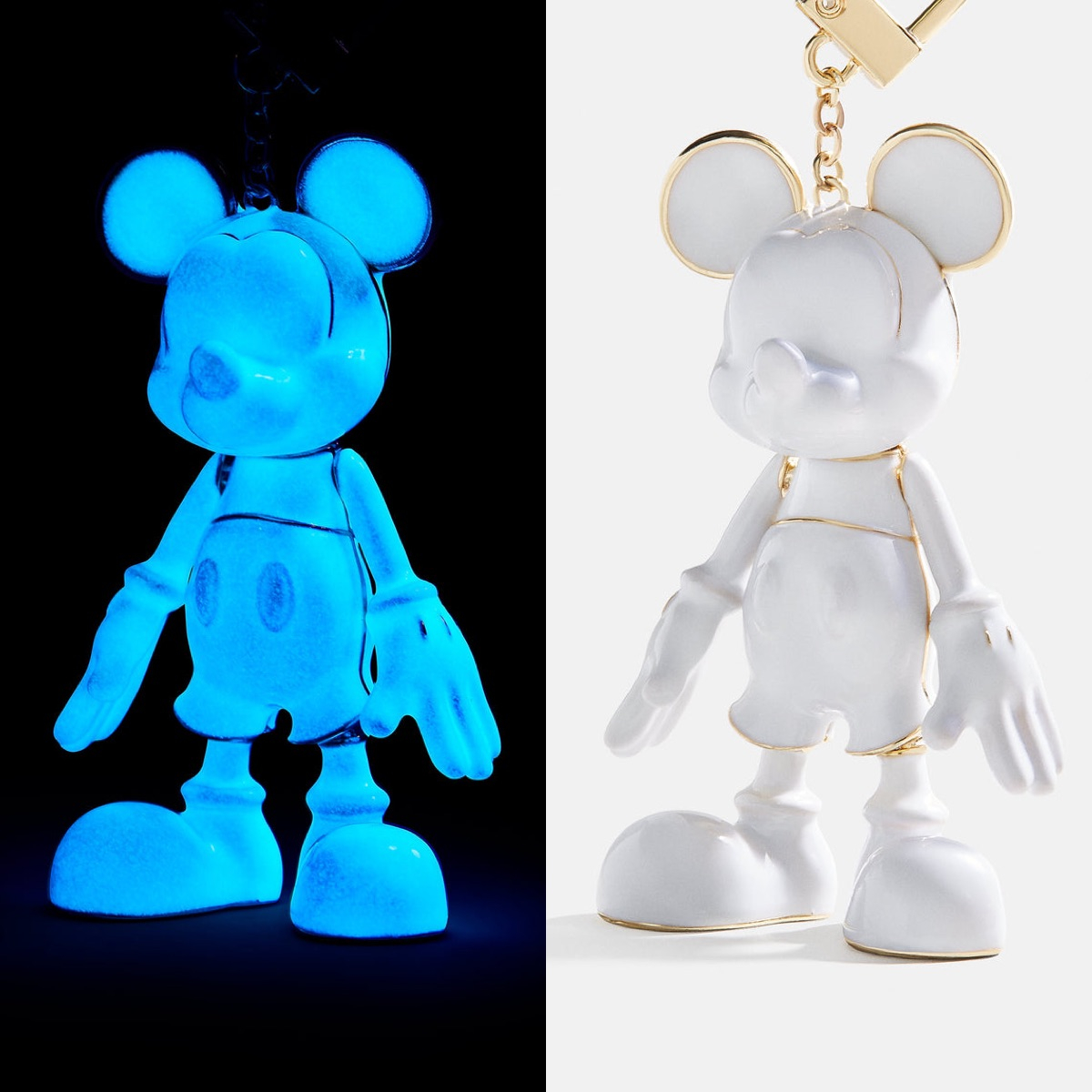 Baublebar Mickey Mouse Disney Glow-in-the-Dark Bag Charm - Glow-in-the-Dark Mickey Mouse Vampire