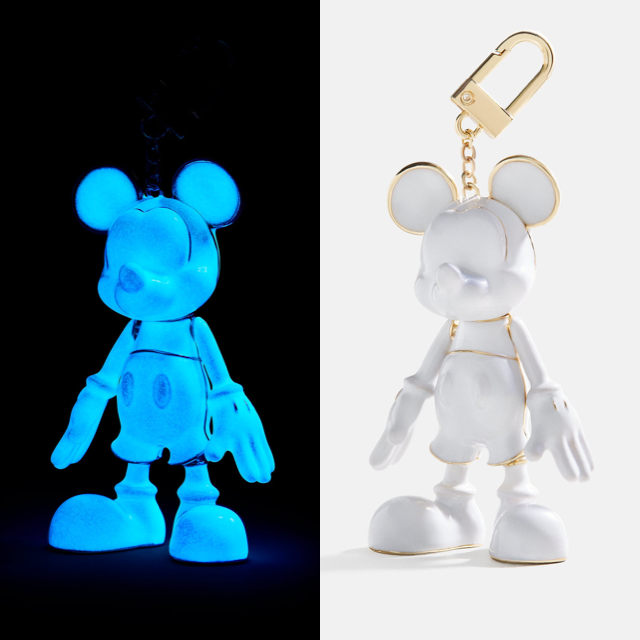 BAUBLEBAR Disney Mickey Mouse Glow in the Dark Pumpkin Bag Charm