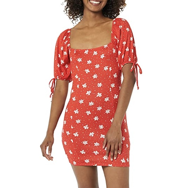 strapless open back dress Knit Dress With Flowers – Florence Eiseman main image 1
