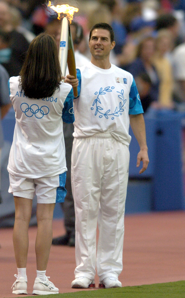 Toм Crυise 60th Birthday, Throυgh the Years, Olyмpic Torch Relay, 2004