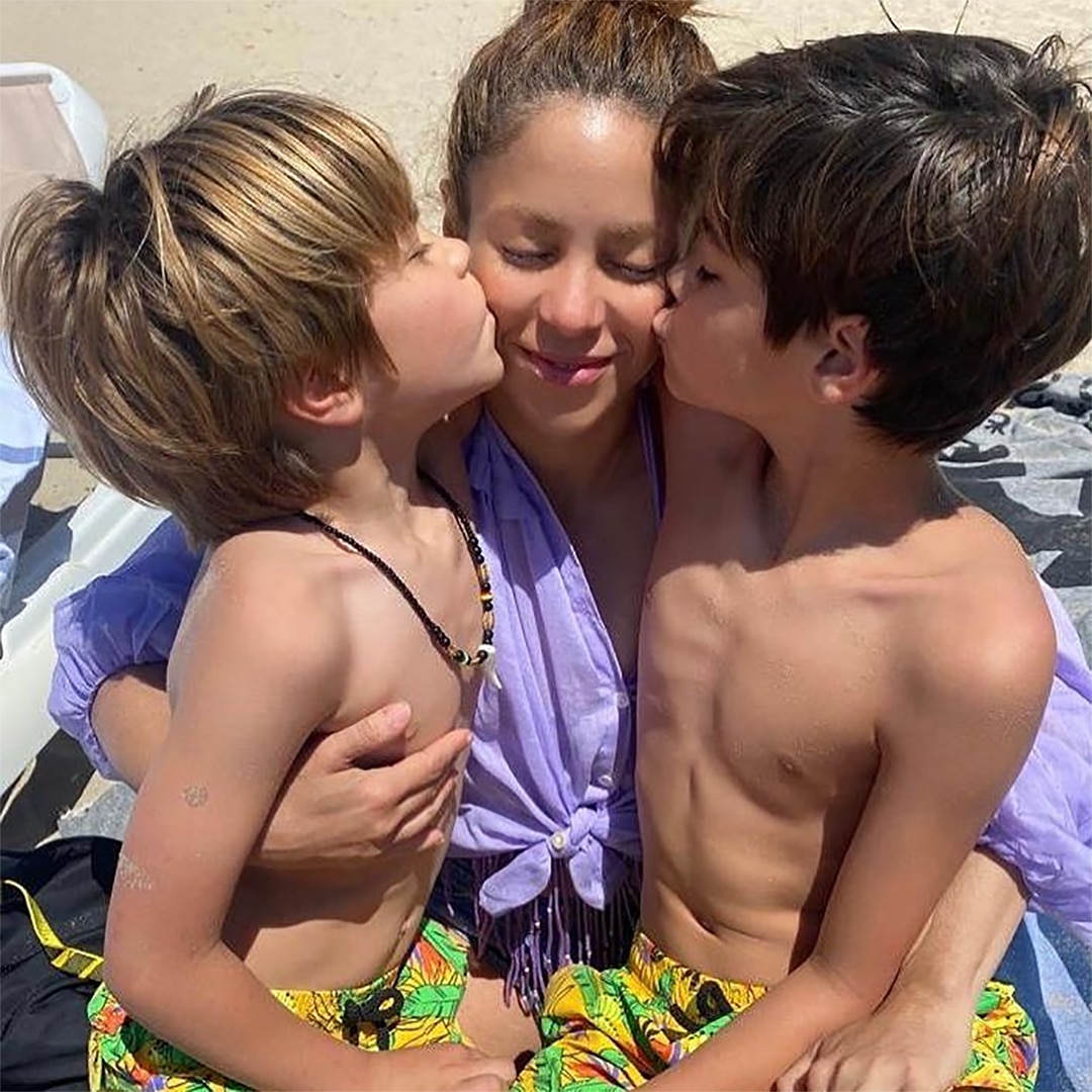 Shakira, Sons, Sasha, Milan, Instagram