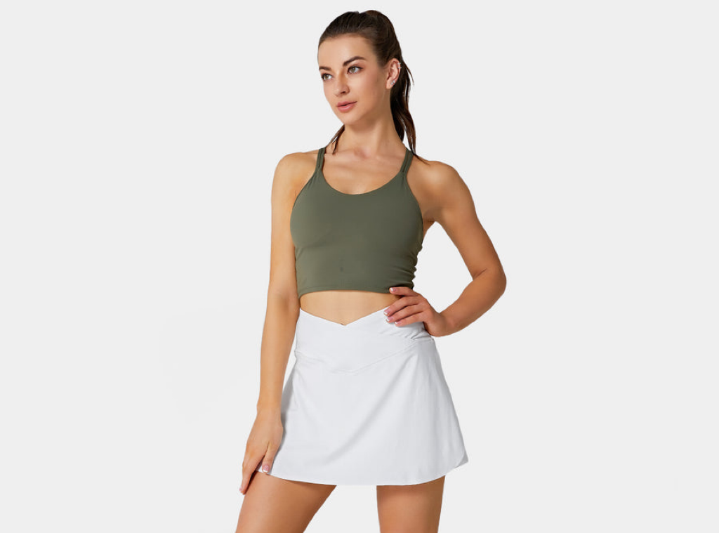 A Tennis Skirt: Halara Everyday Cloudful Air Crossover Side Pocket 2-in-1  Tennis Skirt, The Best Halara Skirts and Skorts You Can Buy Right Now