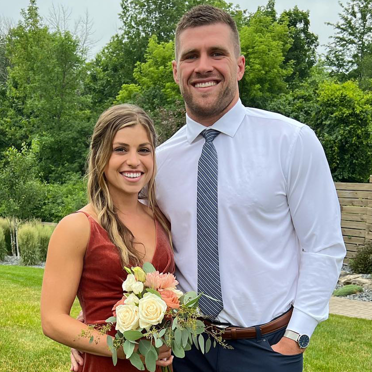 Pittsburgh Steelers' TJ Watt Marries Soccer Star Dani Rhodes