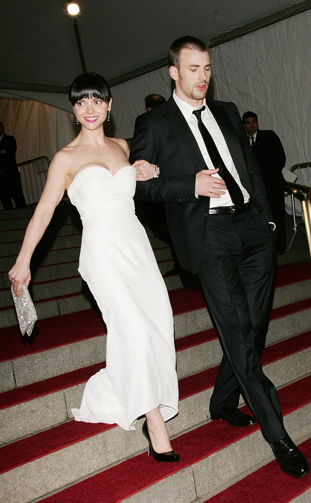 Chris Evans, Christina Ricci, 2007 MET Gala