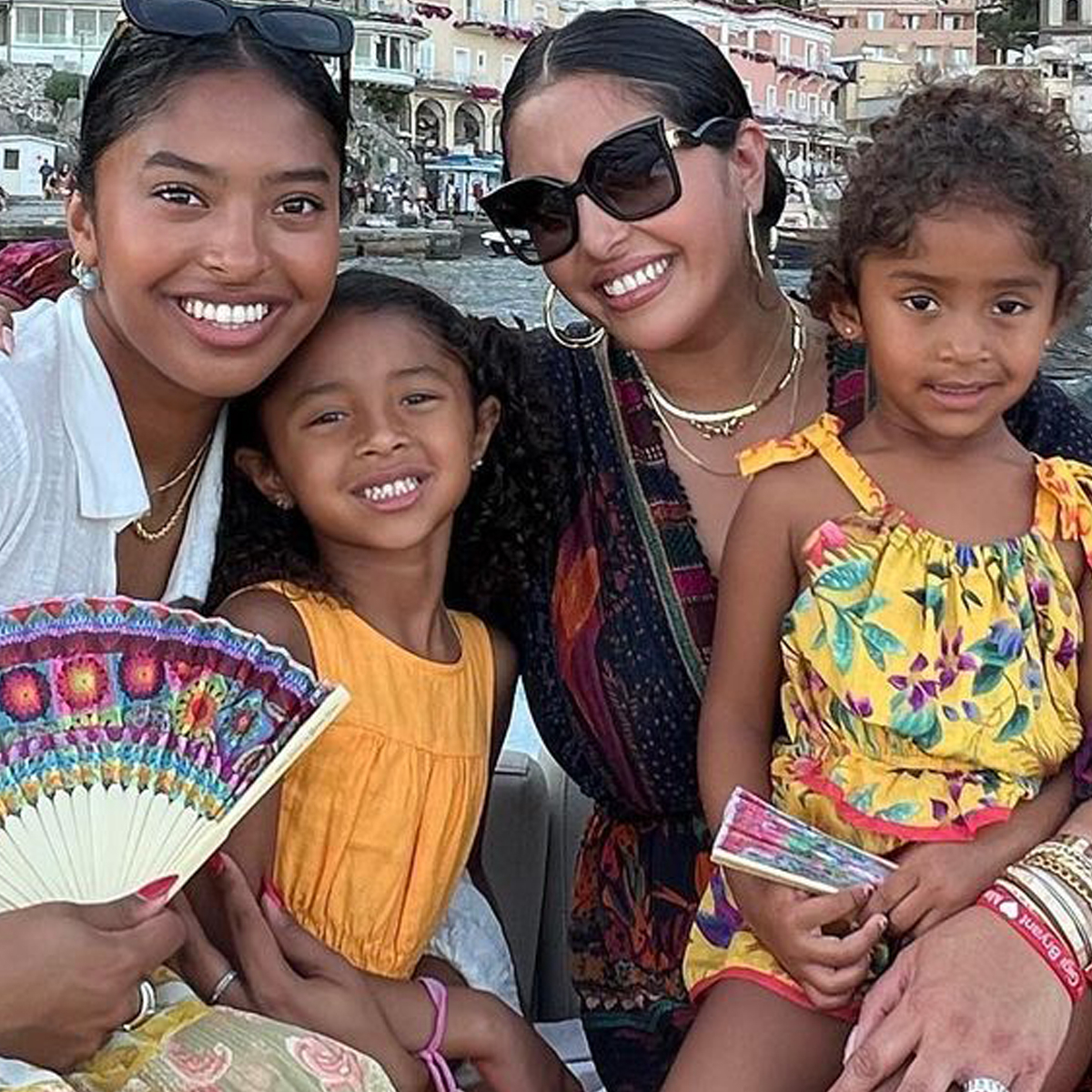 See Photos: Vanessa Bryant and Daughters Vacation in Spain