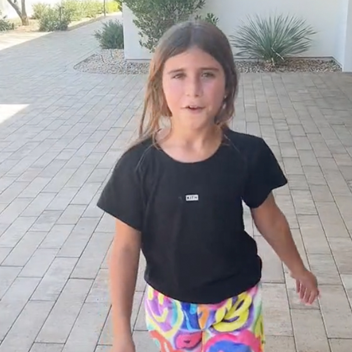See Penelope Disick and North West Host Car Wash at Home