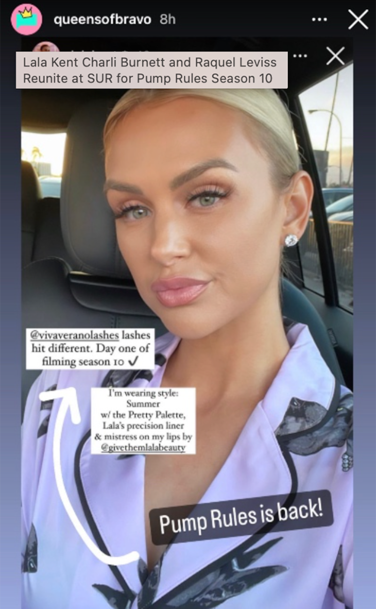 Lala Kent, Instagram, Vanderpump Rules