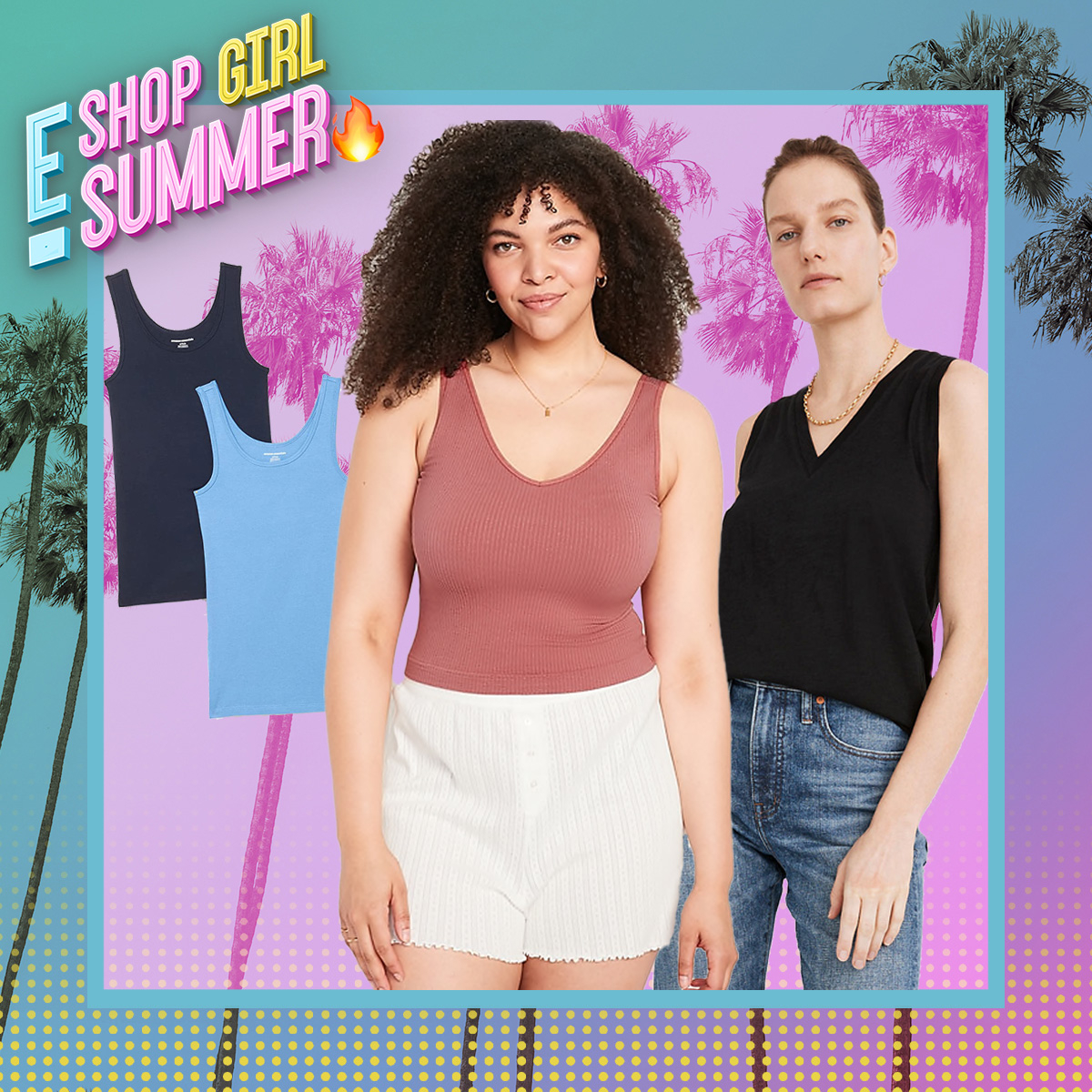 Women's Western Summer – Tagged Tank Top – SapphireOnline Store