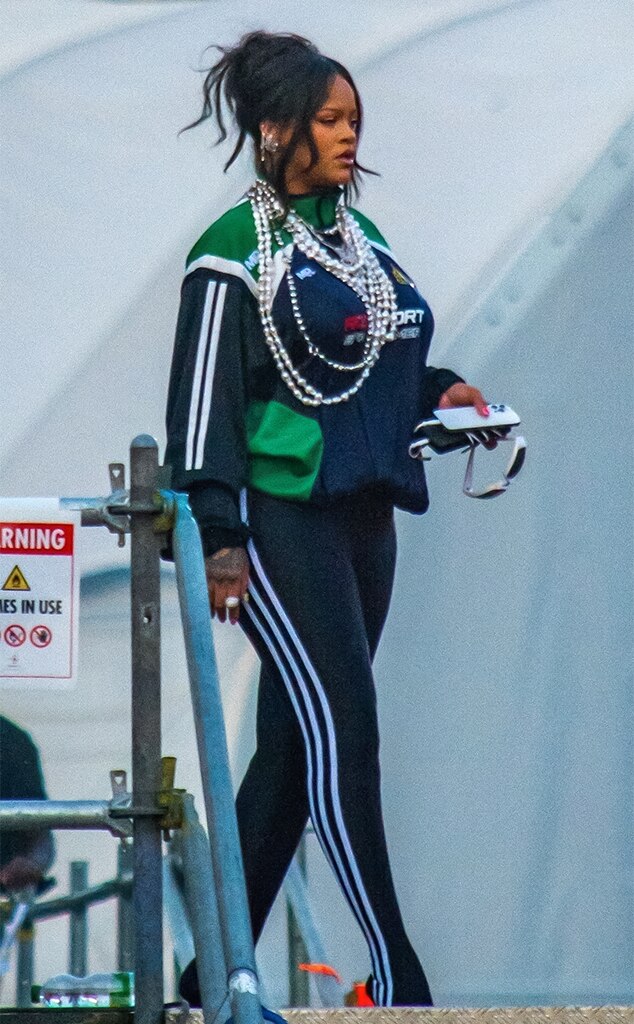 Rihanna Steps Out to Support A$AP Rocky at 2022 Lollapalooza Set