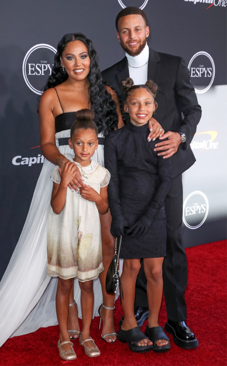 Ayesha Curry, Stephen Curry, Riley Curry, Ryan Curry, 2022 ESPYS, Red Carpet Fashion