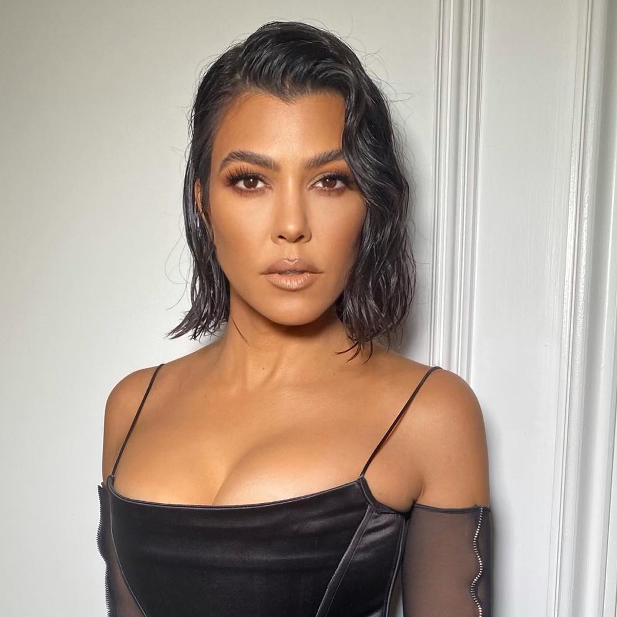 Kourtney Kardashian’s Naked Dress Is Her Most Unconventional Look Yet