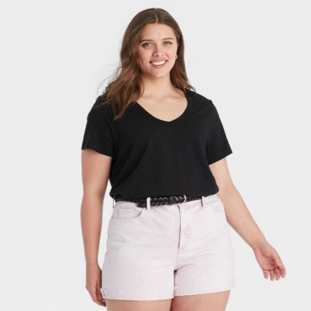 Summer Womens Short Sleeve Tops,Something for 1 Dollar,Deals of The Day  Deals Today,Early Access Sale,$10 and Under Items,Return Items,Item Under  10 Black at  Women's Clothing store