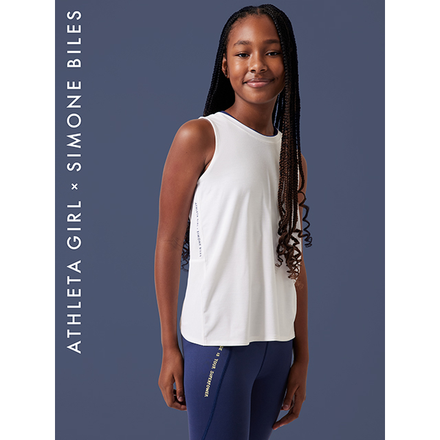 Simone Biles Drops New Athleta Collection Designed for Inspiring Young  Girls (Exclusive)