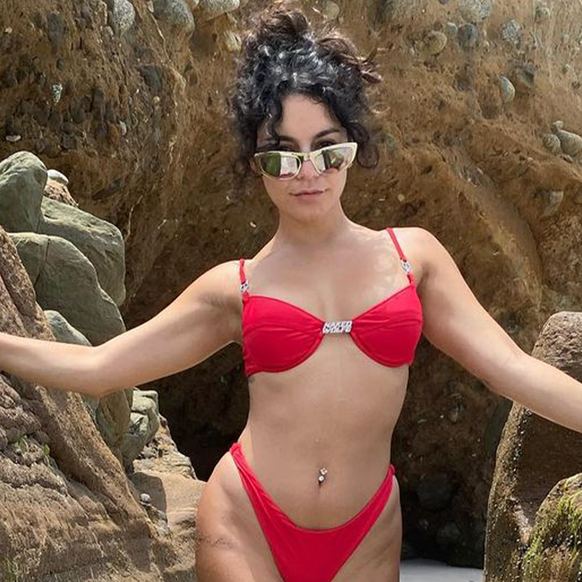 Vanessa Hudgens Porn Cum - Vanessa Hudgens Sizzles in Red Bikini in New Pic