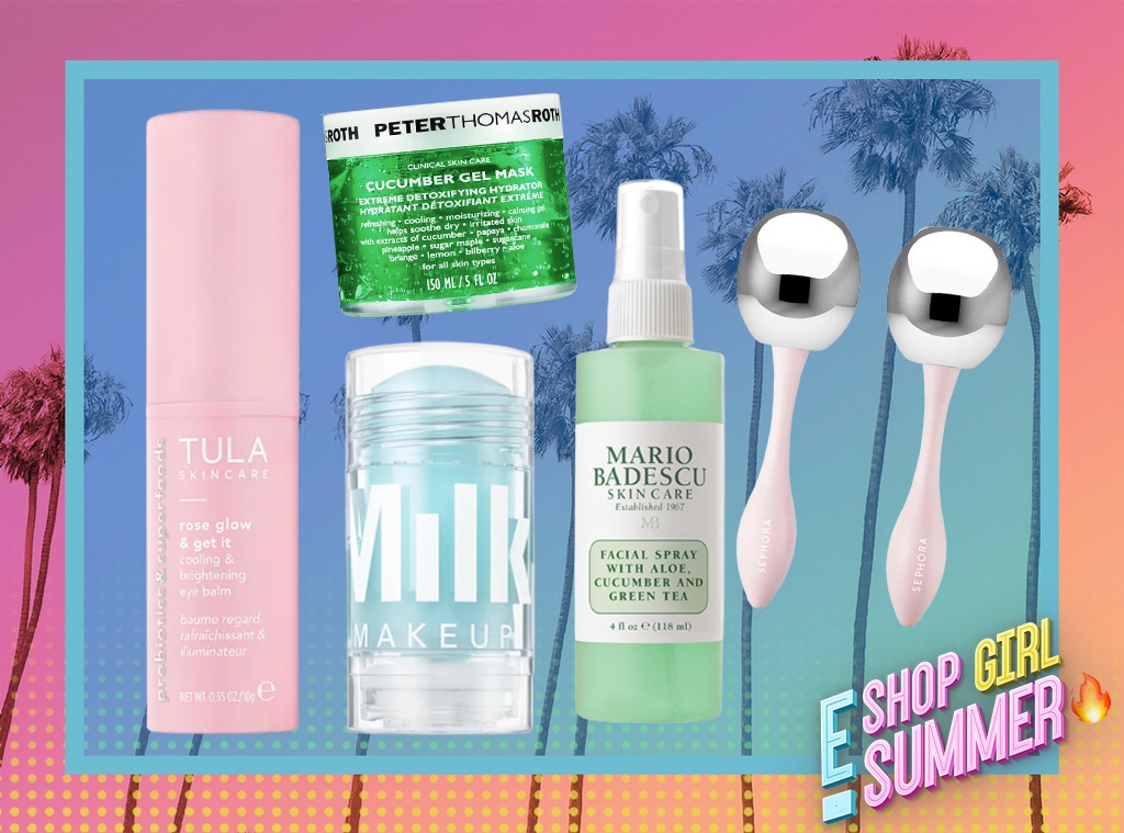 E-comm: Cooling Beauty Products, Shop Girl Summer