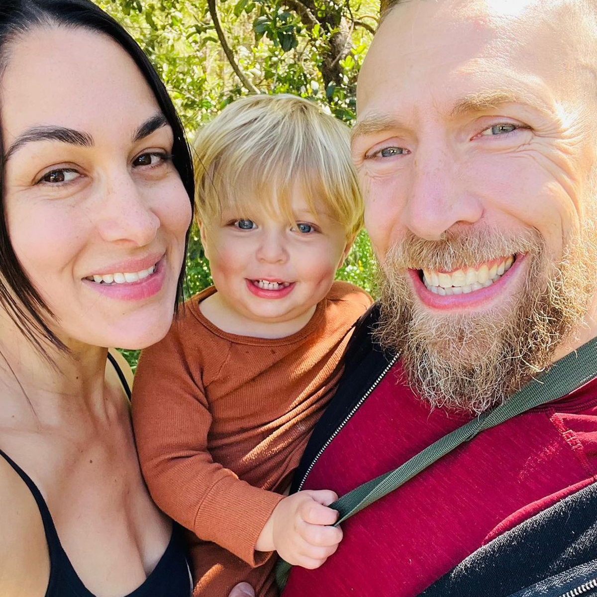 Brie Bella and Husband Celebrate Christmas with Kids: Photos