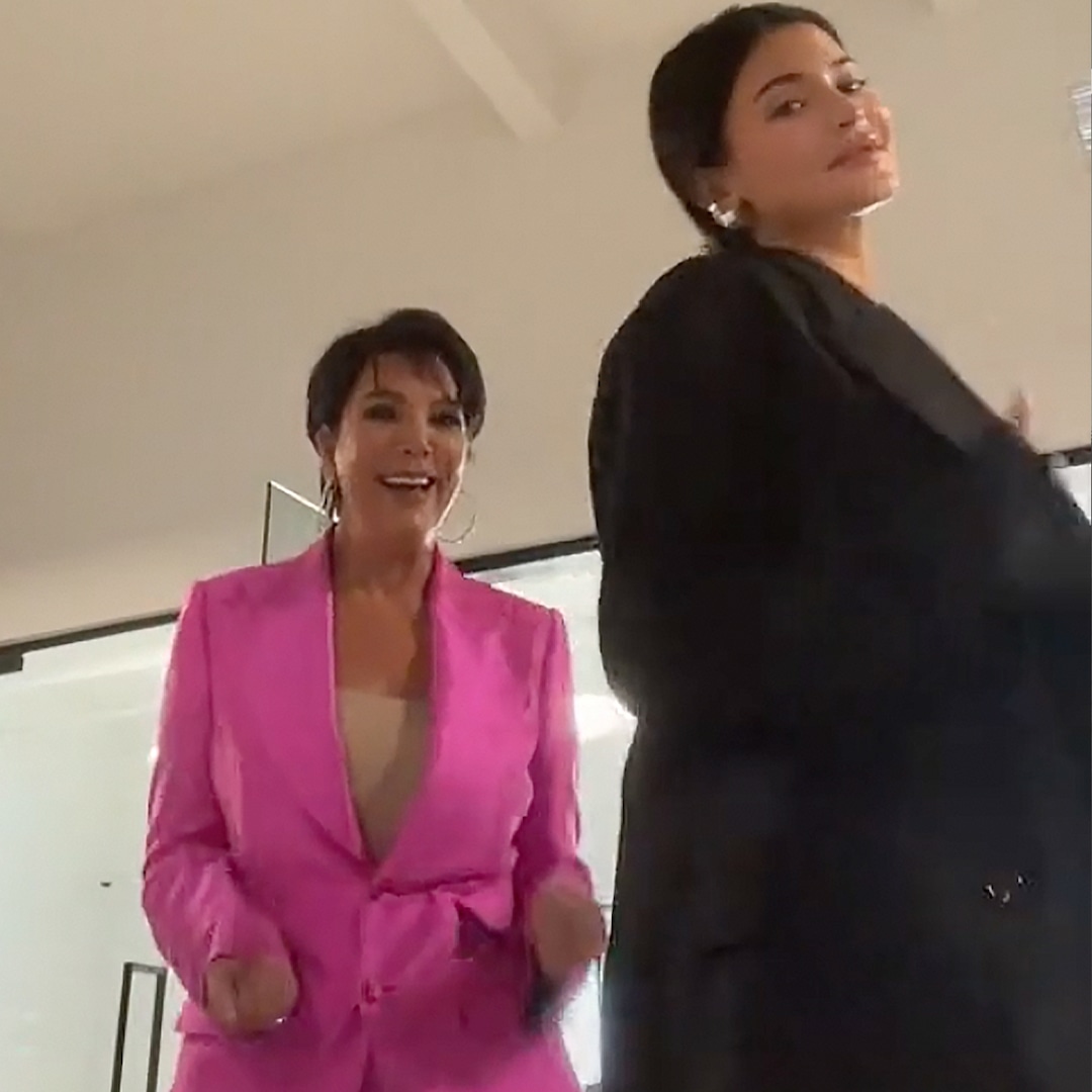 Kylie Jenner Dances With Kris Jenner in Tribute Video to Mom - E! NEWS