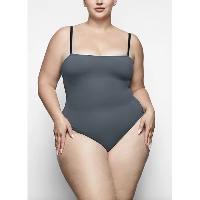 One-piece swimsuit Skims Grey size XS International in Polyester