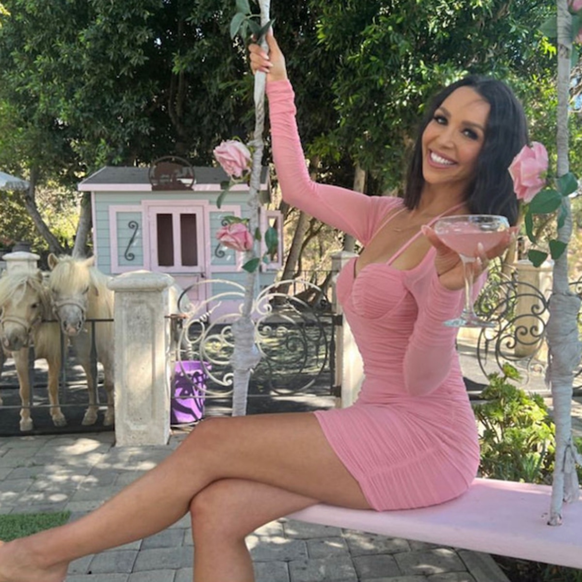Scheana Shay Wore Electric-Pink Dress for Her 36th Birthday