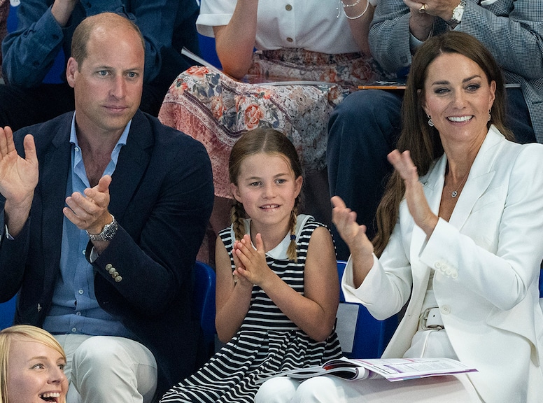 Prince William, Princess Charlotte, Kate Middleton, 2022 Commonwealth Games