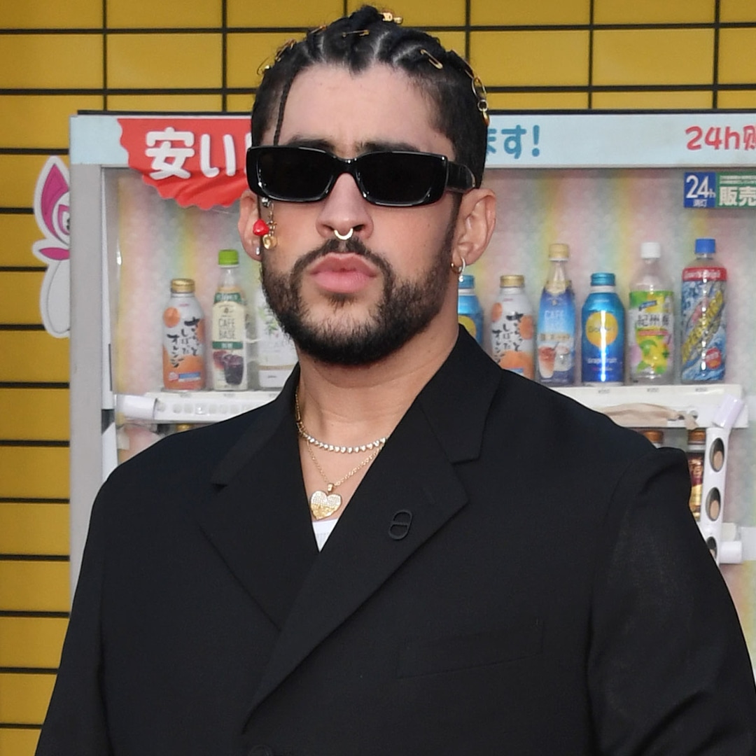 Bad Bunny’s Hair Accessories Add Edge to Bullet Train Look