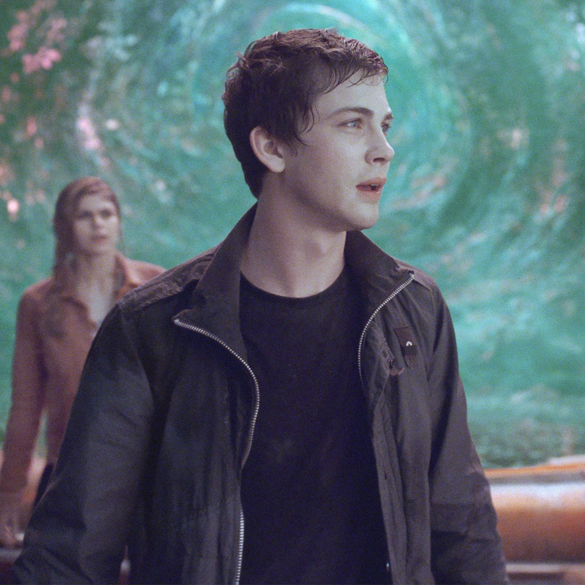 Logan Lerman & Alexandra Daddario: Camp Half-Blood Visit!: Photo