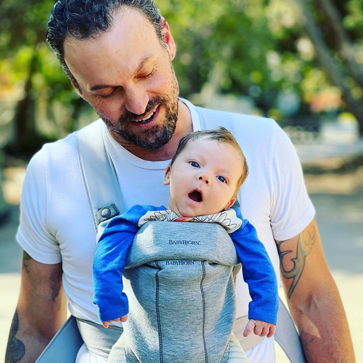 Brian Austin Green Takes Baby Boy Zane on a Walk in Adorable New Photo