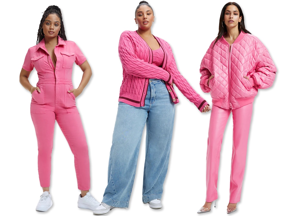 E-comm: Good American Pop off Pink Collection