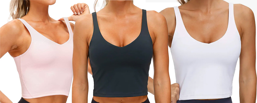 This $22 Sports Bra Doubles as a Gym Top & Has 20,300+ 5-Star Reviews
