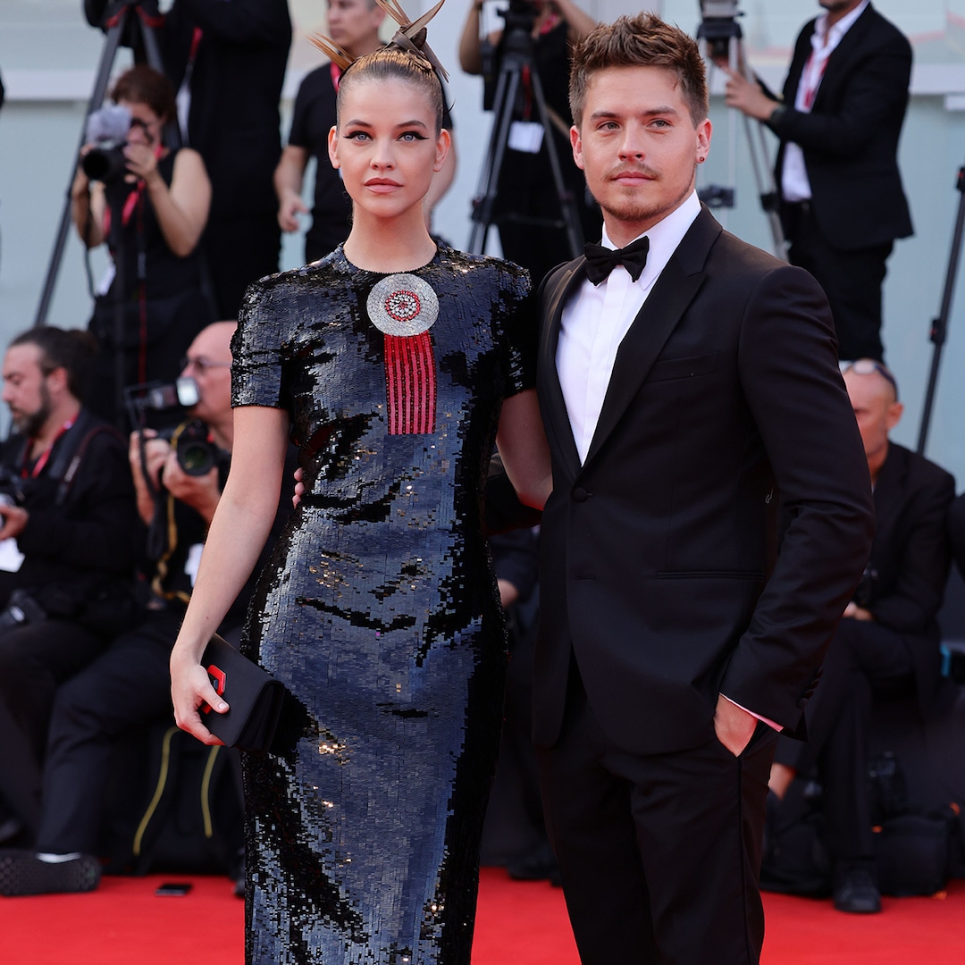 Dylan Sprouse and Barbara Palvin shared an adorable moment at the Venice In...