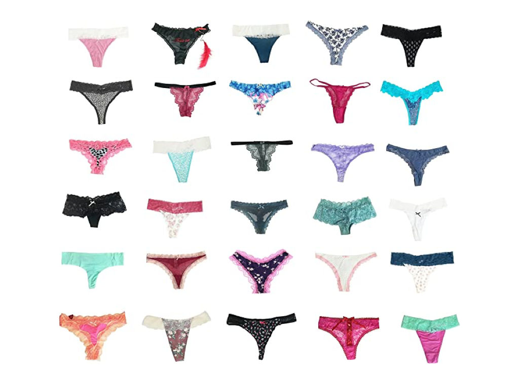  Emprella Underwear Women Thong Pack - No Show Panties