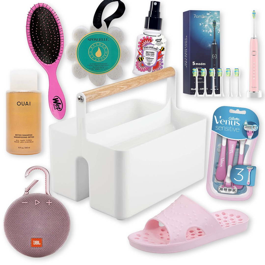 19 Shower Caddy Essentials You Need for Your College Dorm