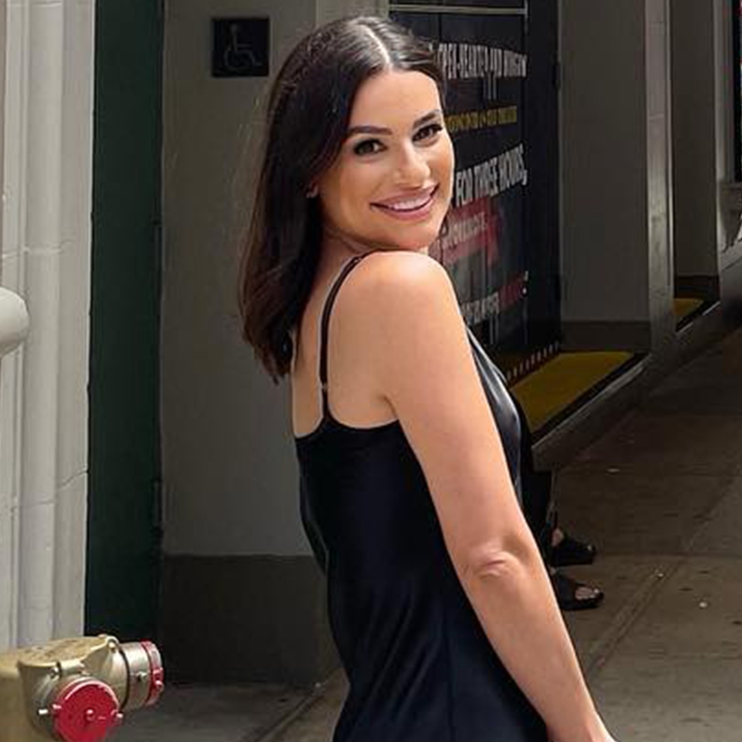 Lea Michele Shares Throwback Glee Broadway Set Pic Ahead of Lea Michele Shares Throwback Glee Broadway Set Pic Ahead of