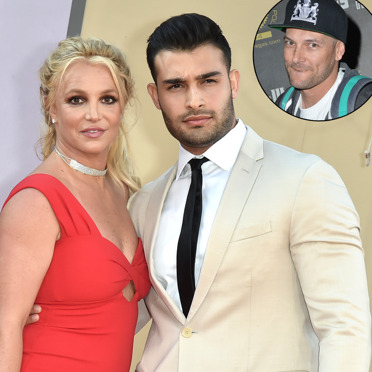 Britney Spears Upskirt Ass - Sam Asghari Defends Britney Spears After Kevin Federline's Comments - E!  Online