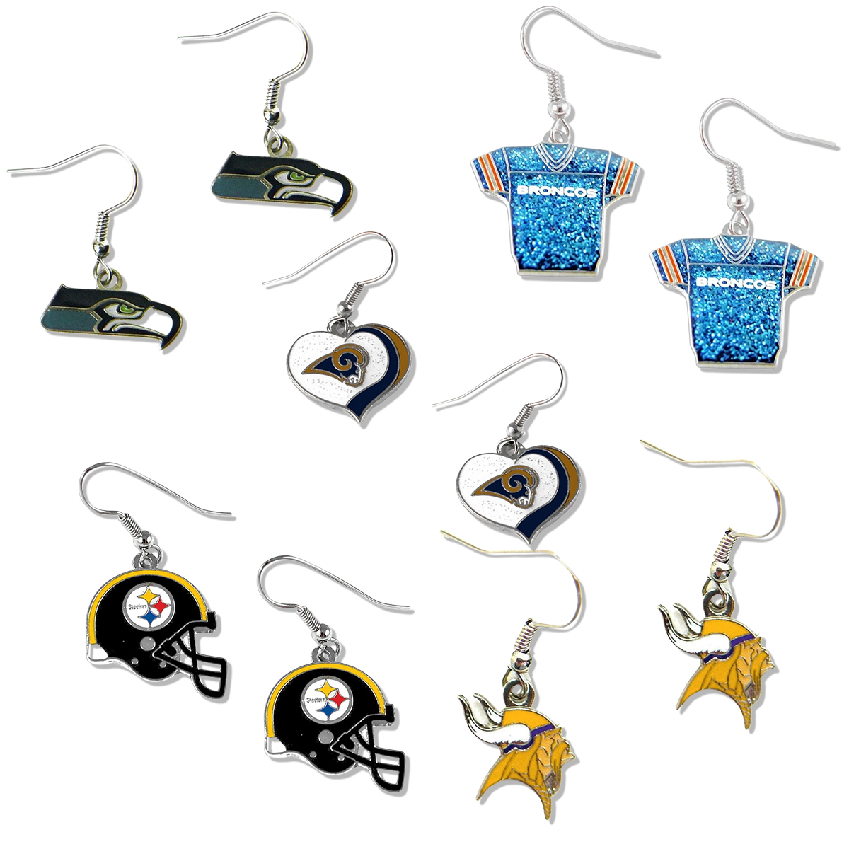 Tennessee Titans Earrings, Game Day Jewelry LLC