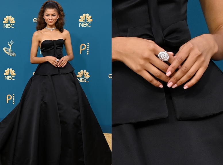 Zendaya, Dazzling Jewelry, 2022 Emmy Awards