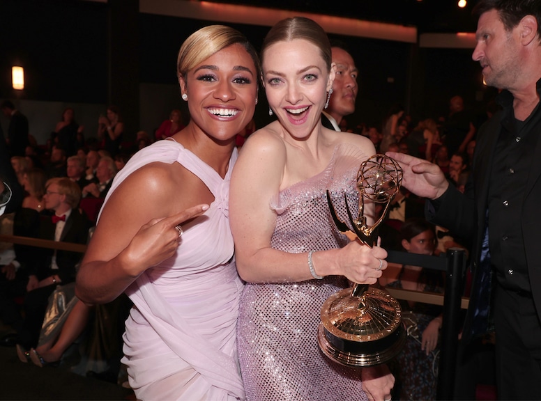 Ariana DeBose, Amanda Seyfried, 2022 Emmy Awards, Emmys, Candids