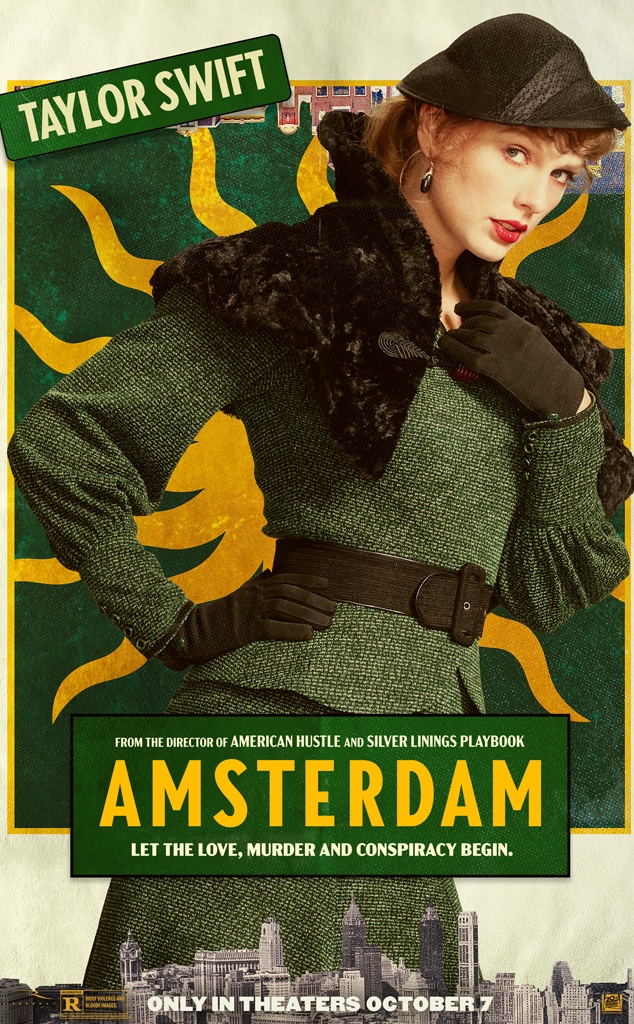 See Taylor Swift Like Never Before in New Poster for Amsterdam - E! Online