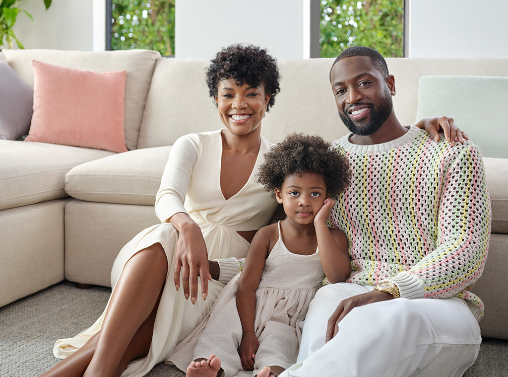 Dwyane Wade and Gabrielle Union's Baby Girl Wears the Fuzziest Pink Boots +  Matching Tutu in a Family Photo