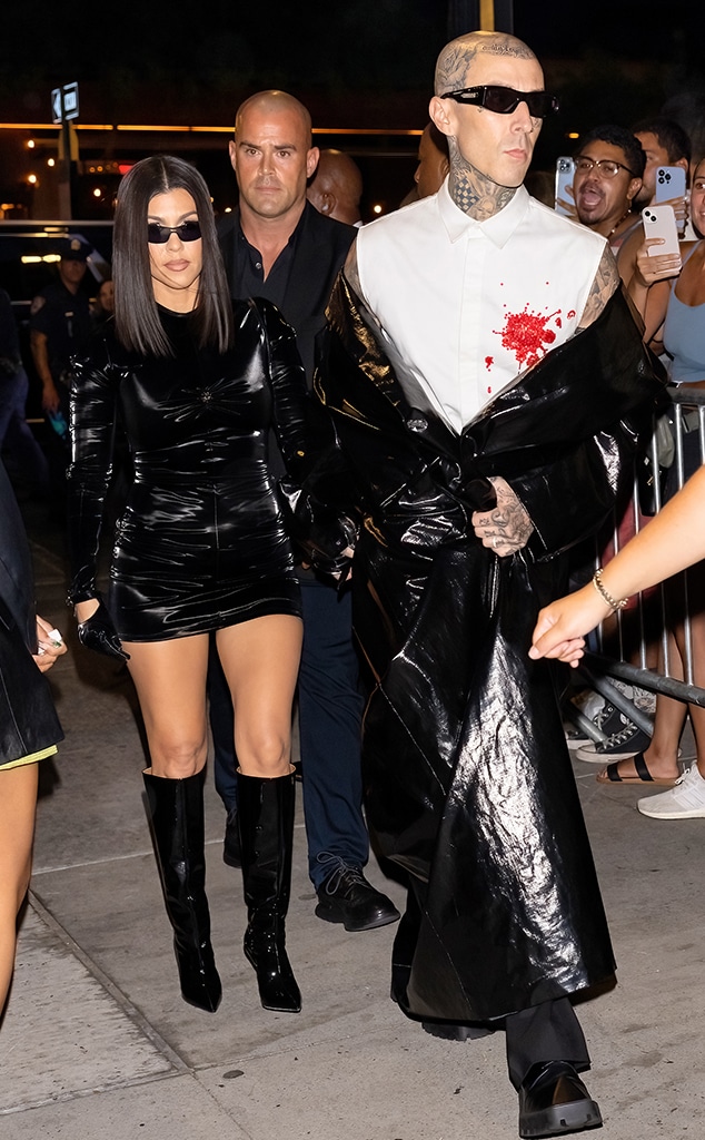 Kourtney Kardashian and Travis Barker, Vogue World NYFW 2022