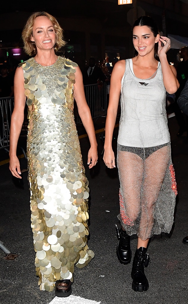 Kendall Jenner and Amber Valetta, Vogue World NYFW 2022