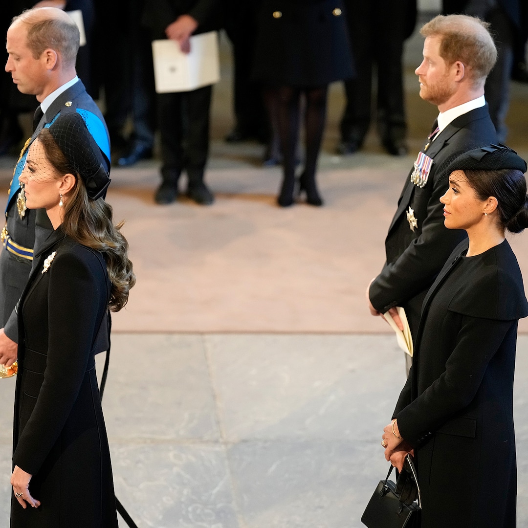 How Kate Middleton and Meghan Markle Honored Queen Elizabeth II at London Service – E! NEWS
