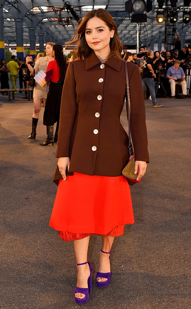 Jenna Coleman, Tory Burch NYFW Show