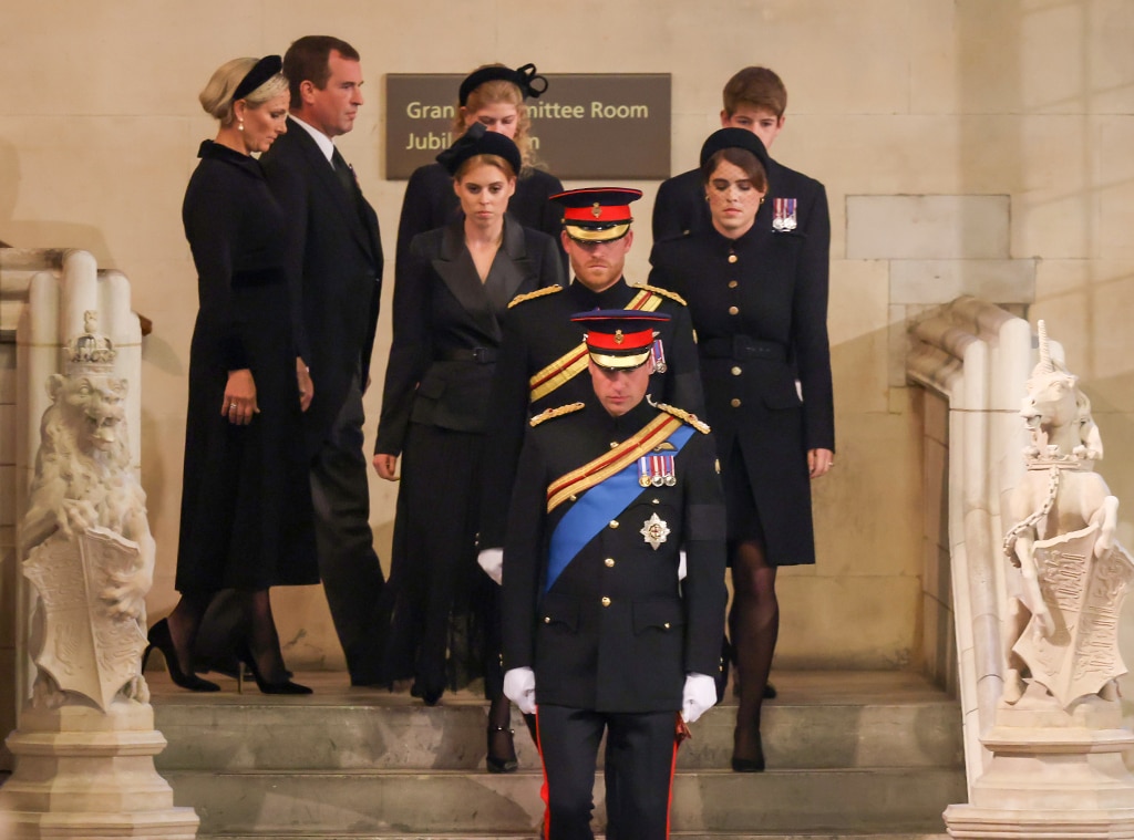 Photos from Prince William and Prince Harry Help Hold Vigil Around