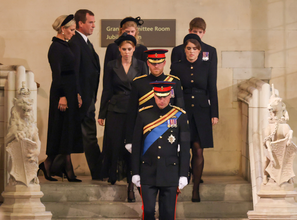 Photos From Prince William And Prince Harry Help Hold Vigil Around Queens Coffin 5932