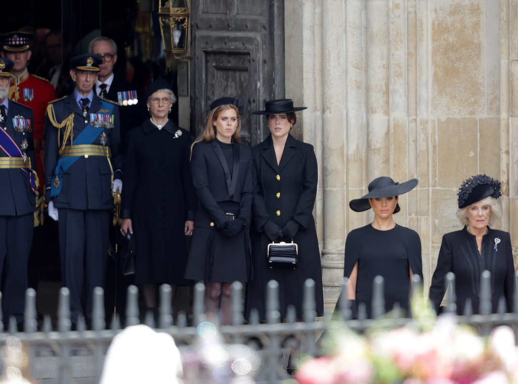 Meghan Markle, Queen Consort Camilla, Queen Elizabeth Funeral