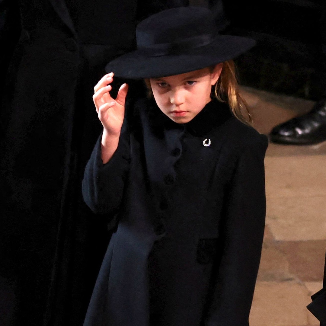 See the Sweet Way Princess Charlotte Honored Queen Elizabeth II During Funeral Service