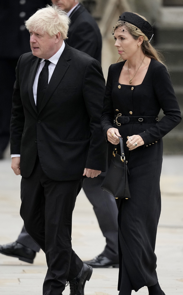 Boris Johnson, Carrie Johnson, Queen Elizabeth Funeral