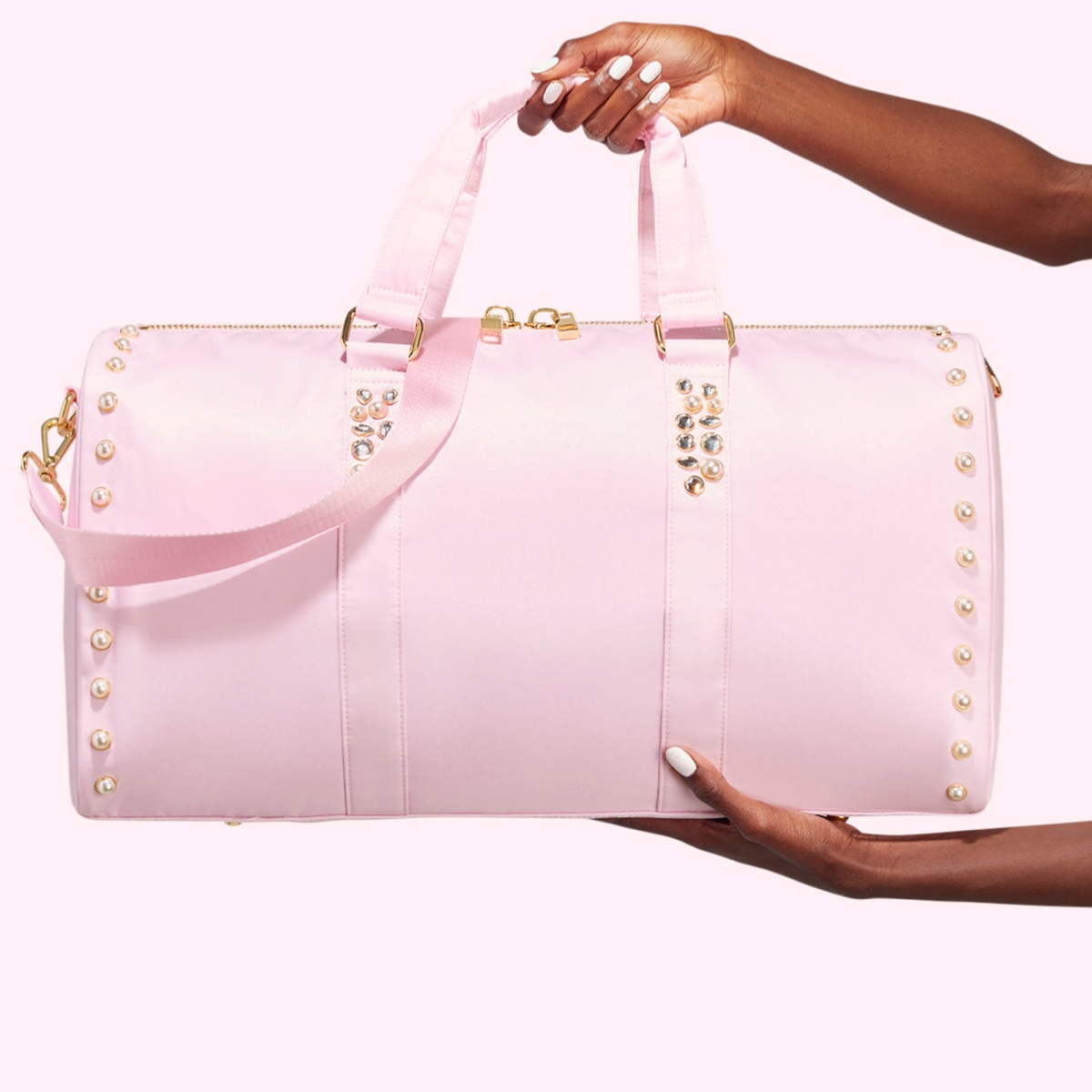 Nylon Pink 19 - 22 Size Travel Luggage