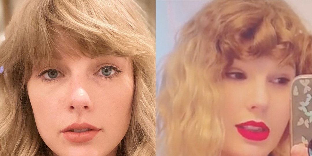 Taylor Swift’s TikTok Doppelgänger Can’t Calm Down After Seeing Mom Andrea's Reaction - E! Online.jpg